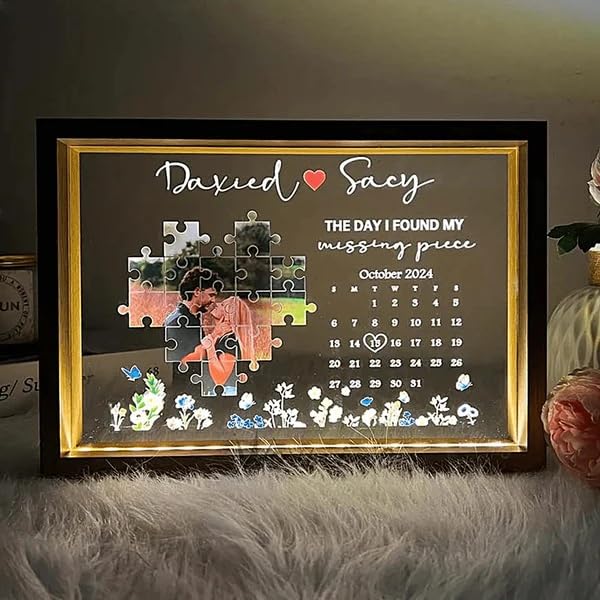Personalized LED Calendar Night Light