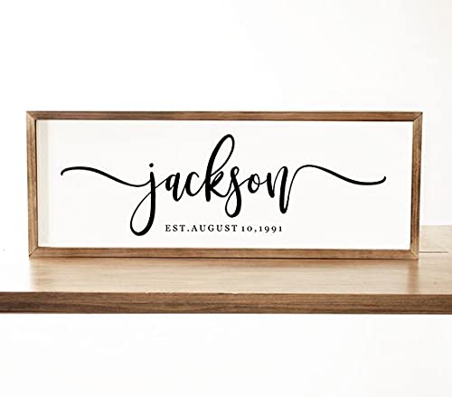 Wooden Name Plate Design 7