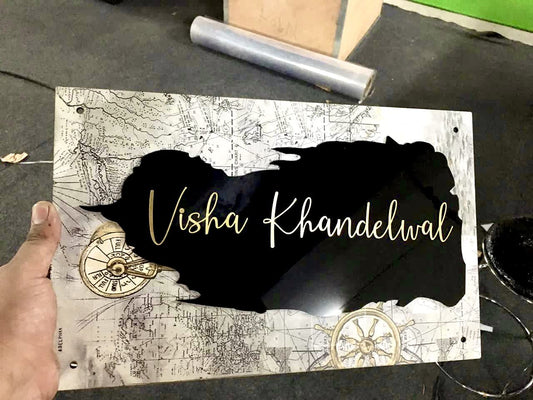 Acrylic Name Plate Design 90