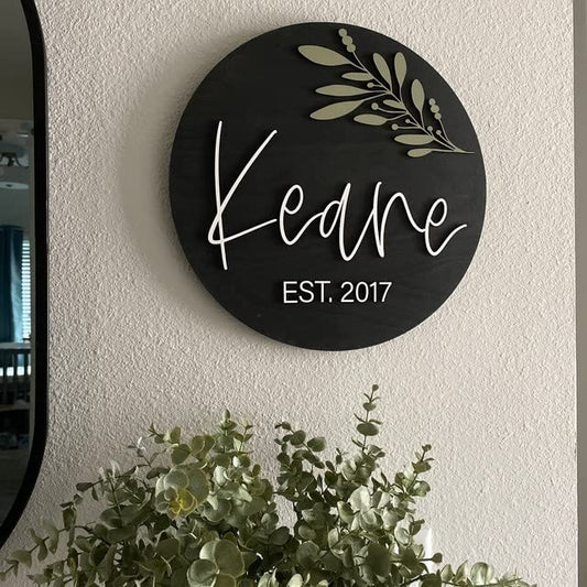 Wooden Name Plate Design 15