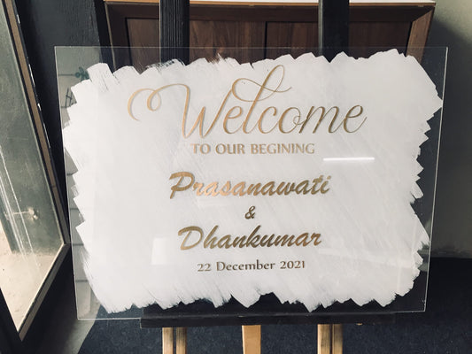 Personalized Welcome Acrylic Board 3